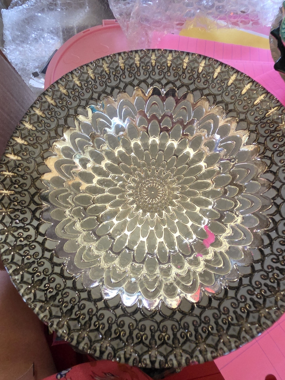 AT-1 Azzurra Turkish Bowl Lace Mandala Pattern